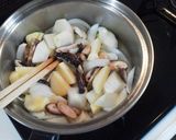 新じゃがと根菜の煮物作り方3写真