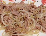 超簡単！豚肉としゃきしゃきもやし炒め作り方4写真