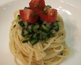 【松橋】山形のだしで和風バジル冷製パスタ作り方8写真