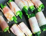 みどり野菜のベーコン巻き作り方3写真
