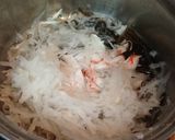 カニカマもずく酢大根のみそ汁作り方2写真