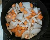 15分簡単 旨っ豚バラ肉と根菜の煮物副菜作り方6写真