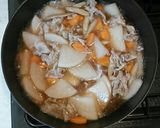 15分簡単 旨っ豚バラ肉と根菜の煮物副菜作り方8写真