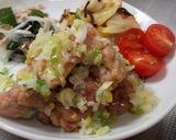 暑い日に速攻!サッパリ♪鶏ネギポン酢☆作り方6写真