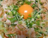 冷凍うどんで水菜とハム炒めのせ温うどん作り方12写真