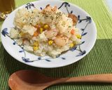 炊飯器でプリプリなエビピラフ作り方8写真