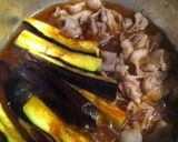 茄子と豚バラの煮浸し作り方3写真