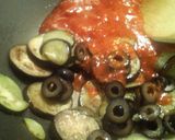 トマトソース利用　パスタ・シシリアン作り方4写真