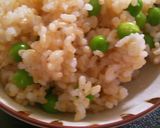 玄米のグリンピースご飯作り方6写真