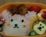 キャラ弁！？可愛い クマちゃん弁当☆簡単作り方4写真