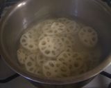 レンコンといんげんの胡麻和え作り方2写真