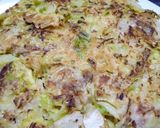 簡単☆小麦粉とほんだしのお好み焼き作り方5写真