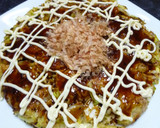 簡単☆小麦粉とほんだしのお好み焼き作り方6写真