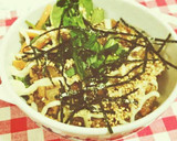 簡単カフェご飯☆蓮根＆そぼろのテリマヨ丼作り方5写真