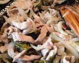 豚肉と高菜の炒めもの(*^^*)作り方2写真