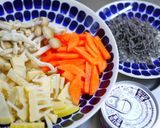 ツナ塩昆布de炊き込み筍ご飯作り方1写真
