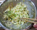 キャベツの簡単一品、塩昆布マヨ和え作り方3写真