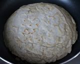 ランチ野蒜（青ねぎ）卵のそば粉お好み焼き作り方3写真