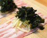 わかめとチーズの肉巻き作り方2写真