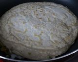 ランチ野蒜（青ねぎ）卵のそば粉お好み焼き作り方6写真