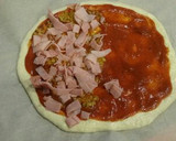 ピザ。家で焼けばもっと旨いよ、安いよ！作り方6写真