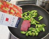 アスパラとコンビーフのチーズオムレット作り方3写真