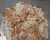 おかかとごまのまぜまぜおにぎり作り方1写真