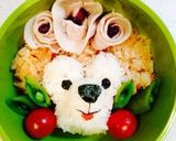 ダッフィー弁当作り方5写真
