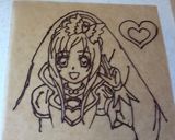 プリキュアキュアエースのキャラケーキ❤️作り方1写真