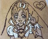 プリキュアキュアエースのキャラケーキ❤️作り方2写真