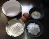 すぽんじケーキ♡作り方1写真