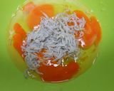 釜揚げシラスと青葱入り卵焼き粉チーズかけ作り方4写真