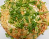釜揚げシラスと青葱入り卵焼き粉チーズかけ作り方11写真