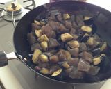 お腹満足♪コンニャクと茄子の炒め物作り方3写真