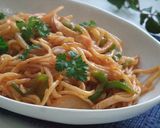焼きそば麺とトマトソースで✿ナポリタン♥作り方3写真