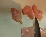 しっとり柔らか鶏胸肉炒め作り方2写真