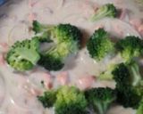 鮭とブロッコリーのクリームパスタ作り方9写真