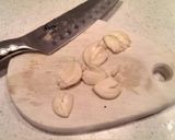 sopa de ajo y pollo作り方1写真