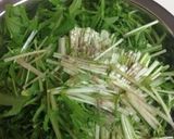 水菜サラダ作り方1写真