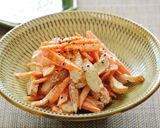さつま揚げと人参の七味マヨ☺お弁当にも作り方7写真