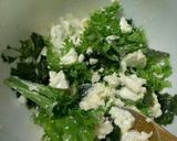 わさび菜と豆腐の和え物作り方2写真
