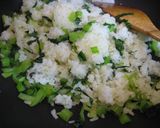 しらすと小松菜でカルシウム炒飯作り方3写真