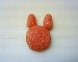 ジブリ❈キャラ弁　もののけ姫　サン作り方1写真