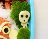 ジブリ❈キャラ弁　もののけ姫　サン作り方6写真
