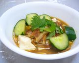 穴子と豆腐ときゅうりの夏煮作り方3写真