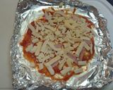ライスペーパーでクリスピーpizza*作り方5写真