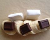 余った春巻きの皮でチョコバナナ作り方2写真