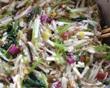 速攻【三つ葉・山芋・めかぶの酢の物】作り方10写真
