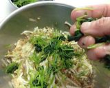 速攻【三つ葉・山芋・めかぶの酢の物】作り方9写真