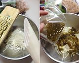 速攻【三つ葉・山芋・めかぶの酢の物】作り方7写真